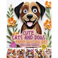 Cute Cats and Dogs Paper Quilling Art Design Images Collection: A collection of quilling paper crafting images design