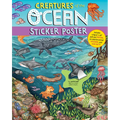 Creatures of the Ocean Sticker Poster: Includes a Big 15 X 28 Pull-Out Poster, 50 Colorful Animal Stickers, and Fun Facts