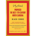 (My Version) Proposed -The Best 17Th Century North Carolina Black Cooks: First Thanksgiving and Christmas Emanuel Cookbook