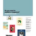 So You Want to Publish a Magazine?