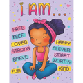 I Am: Positive Affirmations Coloring Book for Black Girls: Self Esteem and Confidence Building Coloring Book with Affirmations for African American Ch