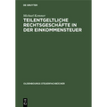 Teilentgeltliche Rechtsgeschäfte in Der Einkommensteuer
