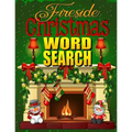Fireside Christmas Word Search: Easy Large Print Puzzle Book for Adults & Kids: PLUS 30 Christmas Coloring Pages for Relaxation: Great Christmas Stock