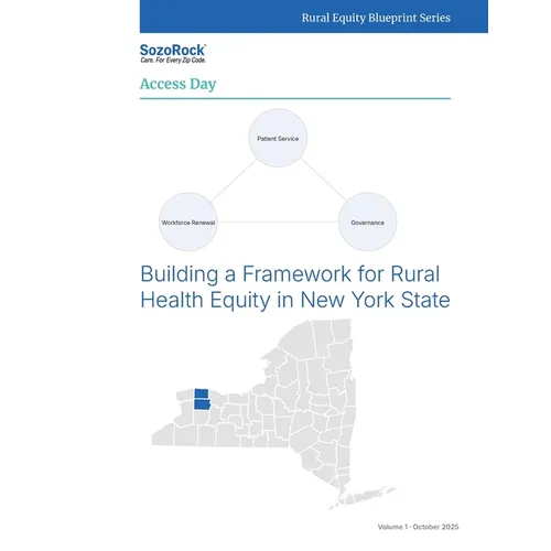 Rural Equity Blueprint Series - Volume 1: Access Day: Building a Framework for Rural Health Equity in New York State