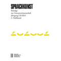 Sprachkunst. Beitrage Zur Literaturwissenschaft / Sprachkunst - Beitrage Zur Literaturwissenschaft, Jahrgang LII/2021, 2. Halbband