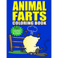 Animal Farts: Funny Farting Animals Coloring Book & Fart Activity Book For Kids: Includes Fart Jokes & Word Search Puzzles: Great Gi