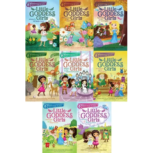 Little Goddess Girls Hello Brick Road Collected Set: Athena & the Magic Land; Persephone & the Giant Flowers; Aphrodite & the Gold Apple; Artemis & th