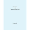Acoustics of Speech Production