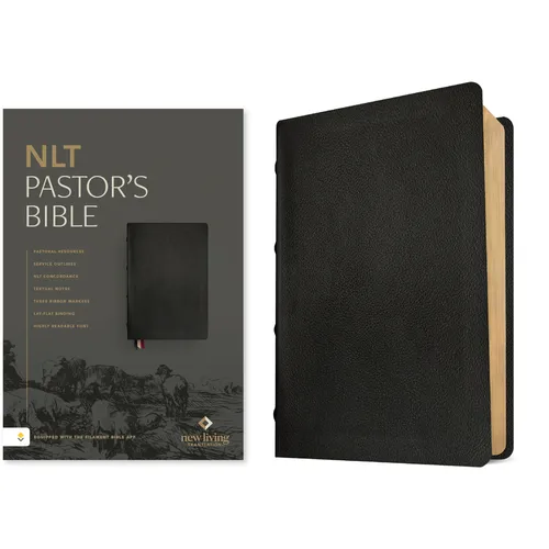 NLT Pastor's Bible, Filament Enabled (Genuine Leather, Black, Red Letter)