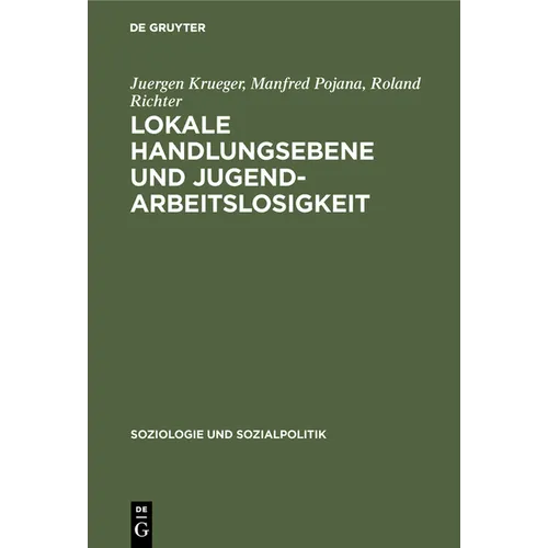 Lokale Handlungsebene und Jugendarbeitslosigkeit