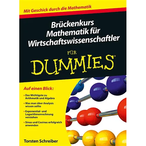 Brückenkurs Mathematik für Wirtschaftswissenschaftler für Dummies