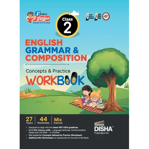 Perfect Genius Class 2 English Grammar & Composition Concepts & Practice Workbook Follows NEP 2020 Guidelines
