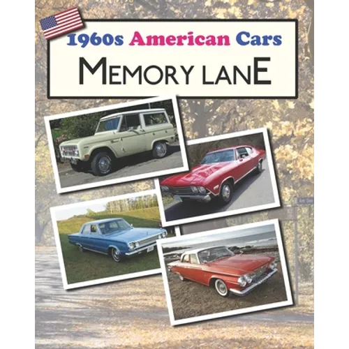 1960s American Cars Memory Lane: large print picture book for dementia patients