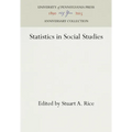 Statistics in Social Studies