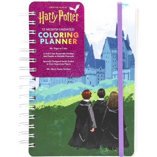 Harry Potter 12-Month Undated Coloring Planner