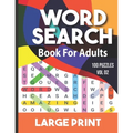 Word search book for adults: Word Search for Adults and Seniors with Big Challenging Puzzles for Relaxing and Fun, 100 Word Search Large Print for