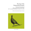 The Acts of the Reappearing Pheasant: The Return of Experimental Italian and American Poets and Critics in New York (NYU, Casa Italiano Zerilli-Marimò