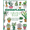 Houseplants Coloring Book