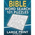 Bible Word Search 101 Puzzles Large Print: Puzzle Game With Inspirational Bible Verses for Adults and Kids