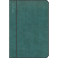 CSB Large Print Compact Reference Bible, Optimal Type, Digital Study Edition, Teal Leathertouch