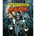 Brain Games - Sticker by Number: Horror (28 Images to Sticker)