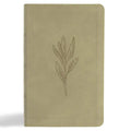 KJV Single-Column Personal Size Bible, Sage Suedesoft Leathertouch