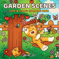 Garden Scenes: A Cute and Calming Garden-Themed Coloring Book for Quiet Escapes