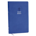 NKJV Holy Bible, Value Ultra Thinline, Blue Leathersoft, Red Letter, Comfort Print