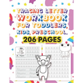 Tracing Letter Workbook For Toddlers, Kids, Preschool: 26 Cute Animals Alphabet Dot-to-dot Tracing Method Activity Book And Coloring Page With Writing