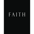 Faith: Black and White Decorative Book to Stack Together on Coffee Tables, Bookshelves and Interior Design - Add Bookish Char