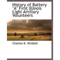History of Battery a First Illinois Light Artillary Volunteers