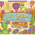 Boho Dreams Adult Coloring Book (31 Stress-Relieving Designs)