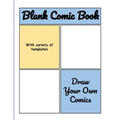 Blank Comic Book: Blank Comic Book Drawing Paper for Kids