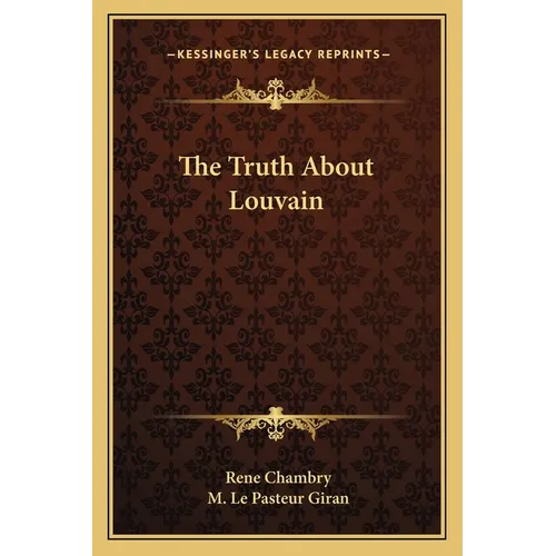 The Truth About Louvain