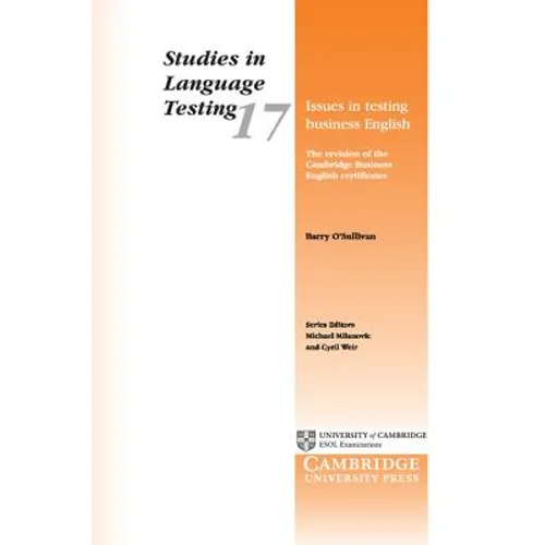 Issues in Testing Business English: The Revision of the Cambridge Business English Certificates