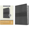 Santa Biblia Ntv, Edición Manual, Letra Gigante (Sentipiel, Gris, Índice, Letra Roja)