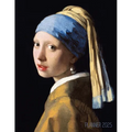 Girl With a Pearl Earring Planner 2025: Johannes Vermeer Artsy Year Agenda: January-December 12 Months Artistic Italian Renaissance Painting
