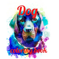 Dog coloring book: A Coloring Book of 35 Unique Stress Relief dog Coloring Book Designs Paperback