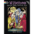 Witches Stained Glass Coloring Book