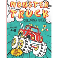 Monster Truck Coloring Book Kids Ages 4-8 Big Print !: 60 Unique Drawing of Monster Truck, Cars, Trucks, Мuscle cars, SUVs, Supercars and more p