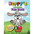 Hoppy's Coloring Fun Book: Coloring Book, Letter From The Easter Bunny and Golden Egg Award