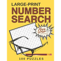 Large Print Number Search Puzzles: A Fun & Relaxing Adult Activity Book with Number Seek Exercises for the Brain & Memory