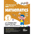 Olympiad Champs Mathematics Class 1 with Chapter-wise Previous 10 Year (2013 - 2022) Questions 4th Edition Complete Prep Guide with Theory, PYQs, Past