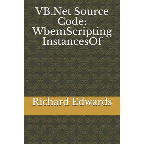 VB.Net Source Code: WbemScripting InstancesOf