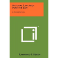 Natural Law And Positive Law: A Dissertation