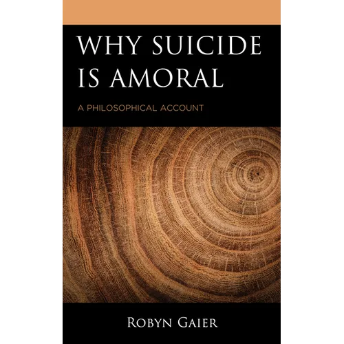 Why Suicide Is Amoral: A Philosophical Account