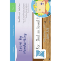 Handwriting Practice Workbook - Bible Verses - John 3: 16 - NIV - Print, Level 1: Learn by Handwriting . Adults and Children - Companion Size - BVJP1L