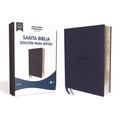 Nvi, Santa Biblia, Revisión 2022, Edición Para Notas, Leathersoft, Azul Marino, Palabras de Jesús En Rojo, Comfort Print