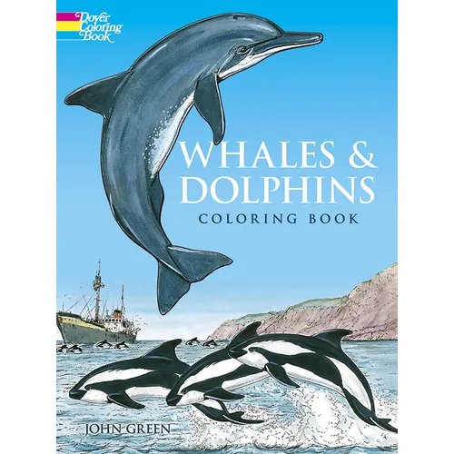Whales and Dolphins Coloring Book