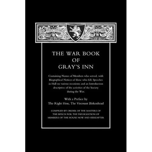 War Book of Gray's Inn
